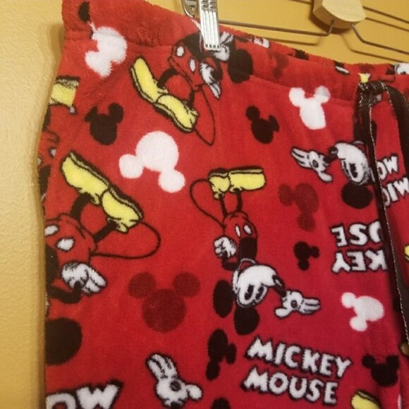 Disney | Adult Size Red Mickey Mouse Pajama Pants (Size 2XL) - Picture 5 of 8